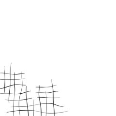 Abstract Grid Line Corner Border