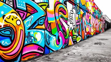 Fototapeta premium graffiti on wall
