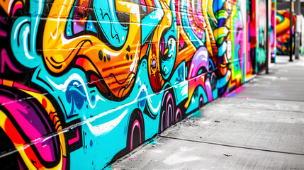 Fototapeta premium graffiti on the wall