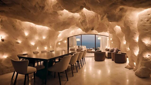 Luxury Cave House Interior Design