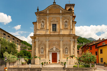 Church in Northern Italy - obrazy, fototapety, plakaty