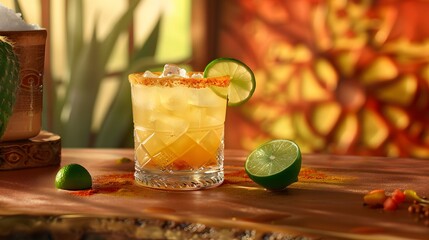 Grand Margarita with Lime and Tequila