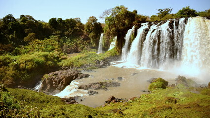 The Blue Nile Falls are waterfalls located in Ethiopia. Known as Tis Issat or Tissisat in Amharic,...