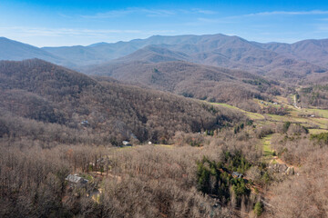 mountain drone views