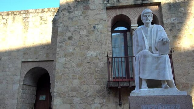Sculpture of Ibn Rushd in Cordoba, Spain