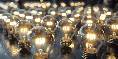 Bokeh Photography of Light Bulbs