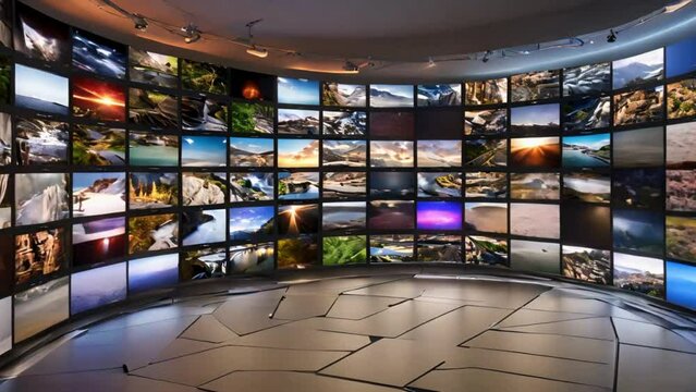 Animated Video Wall