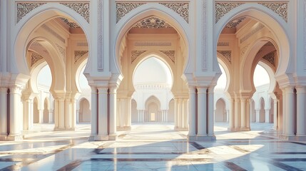 Fototapeta premium Islamic wallpaper background, Ramadan background, Eid al-Adha.