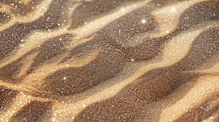 sand texture with shiny glitter particles, summer background