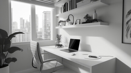 Chic and Simple Office Space