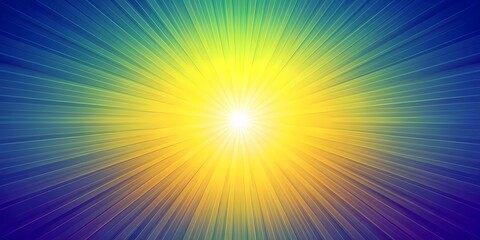 Obraz premium Indigo and Chartreuse Gradient with Radiant Fusion Background