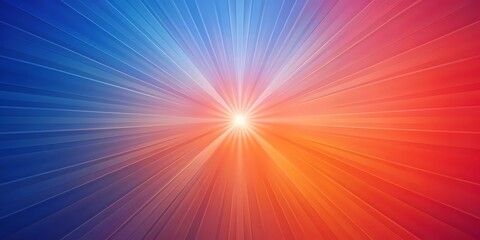 Obraz premium Sapphire and Coral Gradient with Radiant Fusion Background