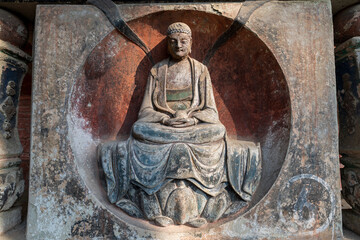 Detail of the Dazu Rock Carvings.