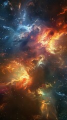 Obraz premium Virtual reality exploration of interstellar clouds