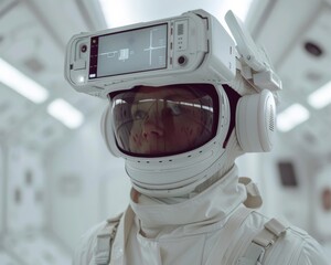 Virtual reality look at the future of human space exploration - obrazy, fototapety, plakaty