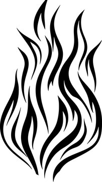 recommend clip art: Handdrawn fire flame sketch
