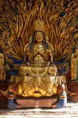 Detail of the Dazu Rock Carvings.