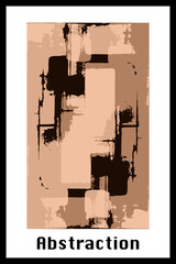 Abstract pattern. Illustration for printing on wall decorations. For use in graphics.