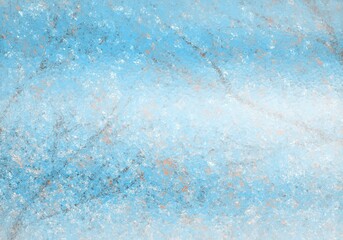 Abstract tree branches through frosty glass - 768016712
