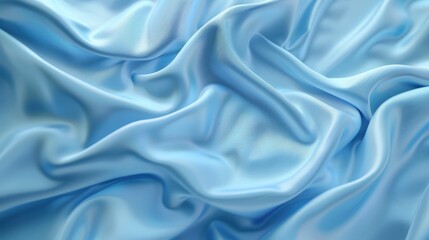 Obraz premium realistic blue fabric