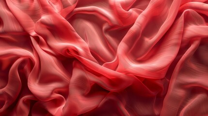 Obraz premium realistic red fabric