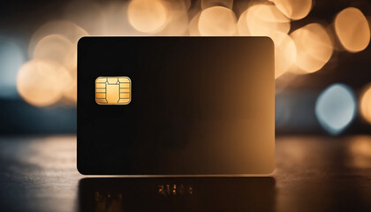 close up of a credit card