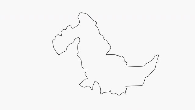 sketch map of Pucallpa in peru
