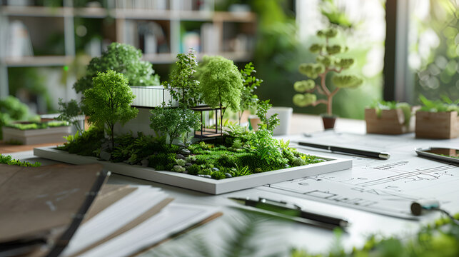 Indoor Garden , generative ai