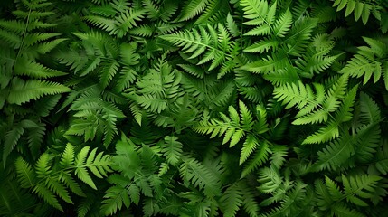 Green fern wallpaper
