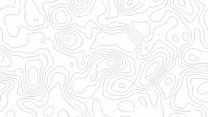 Abstract background with waves Geographic mountain relief. Abstract lines background. Contour maps. Vector illustration, Topo contour map on white background, Topographic contour lines.