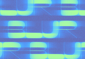 Hazy Blur Text Effect Mockup - obrazy, fototapety, plakaty