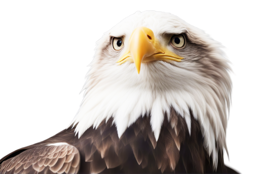 eagle white isolated bald background predator bird closeup tree coast flap claw paw cloud tail brown head feather vulture pacific macro hunter wood wing beak forest mountain sky sea nature flight eye