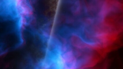 nebula gas cloud in deep outer space
