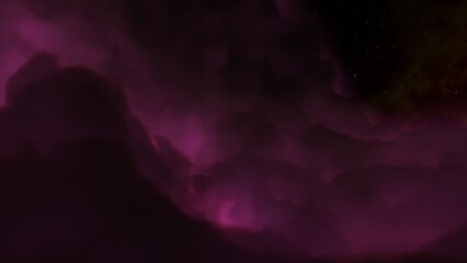 nebula gas cloud in deep outer space
