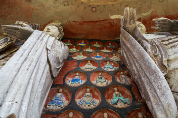 Detail of the Dazu Rock Carvings.