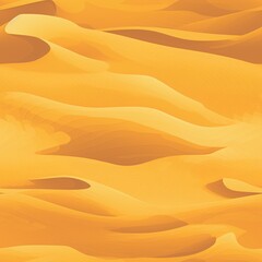 Waves of sand dunes stretching into the horizon