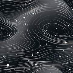 Lines of silver moonlight shimmering on water 01 - Perfectly repeating background pattern for your designs