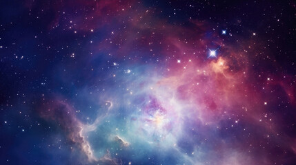 Nebula and galaxies in space. Elements of this image furnished by NASA .