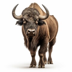 Buffalo isolated on white background