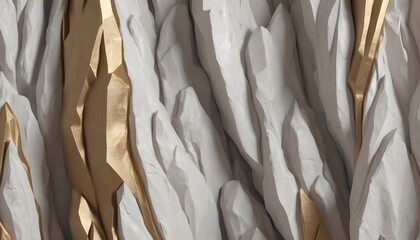 White stone and gold texture