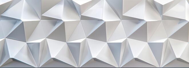 Fototapeta premium Intricate White Geometric Pattern Close-up