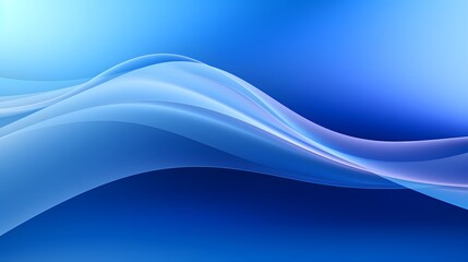 Wavy blue abstract minimalist background. Timeless design with smooth wavy pattern.