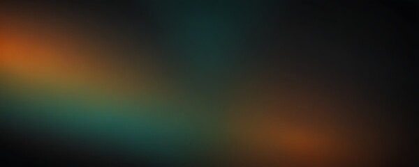 Obraz premium Dynamic Teal, Orange, and Black Gradient Background with Grainy Texture: Modern Design