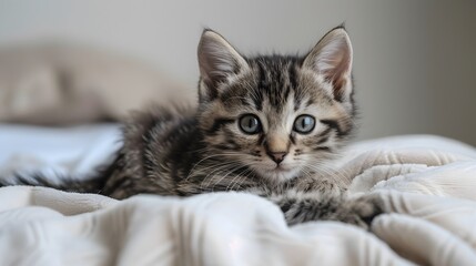Purrfection in a Bundle: Adorable Domestic Kitten Cuteness