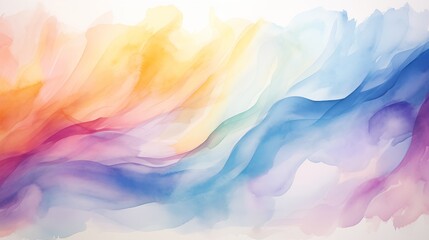 Large wave of abstract watercolor for textures. a lighthearted, upbeat, and tranquil summertime idea. healthy, upbeat colors for a background or wallpaper . - obrazy, fototapety, plakaty