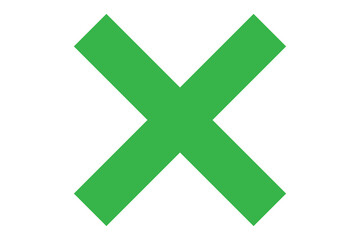green cross mark - obrazy, fototapety, plakaty