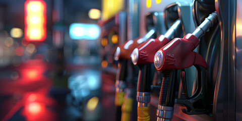 Gas Station Fuel Pump Images ,Petrol pump  - obrazy, fototapety, plakaty