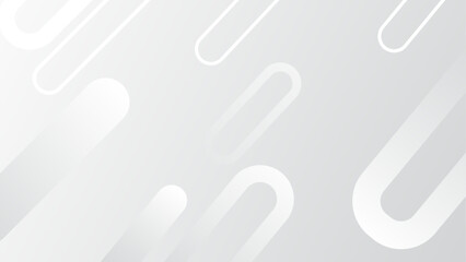 White template banner with gradient color geometric white light background abstract design.