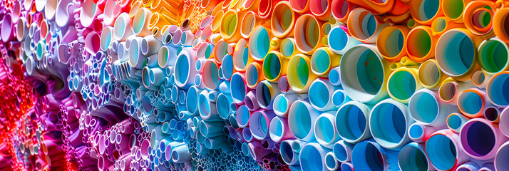 Fraktale 3D Elemente. Mikroskopische Plasm Moleküle. Neue Technologie unter Mikroskop  © shokokoart