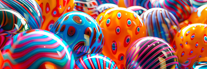 Fraktale 3D Elemente. Mikroskopische Plasm Moleküle. Neue Technologie unter Mikroskop  © shokokoart